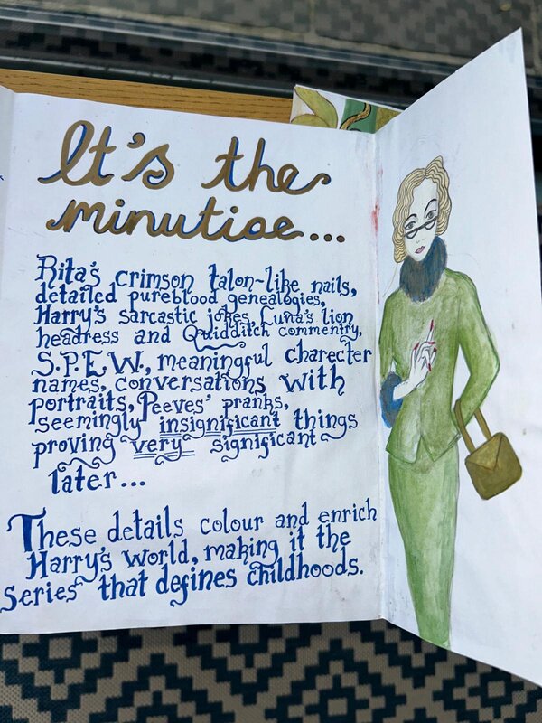 Competition entry: 'It's the minutiae…'